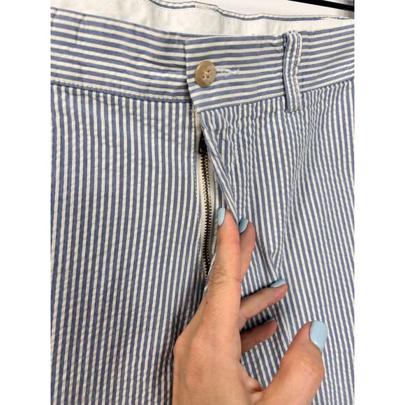 VTG Polo by Ralph Lauren Striped Seersucker Suffield Chino Pants 36x30 - Picture 4 of 11